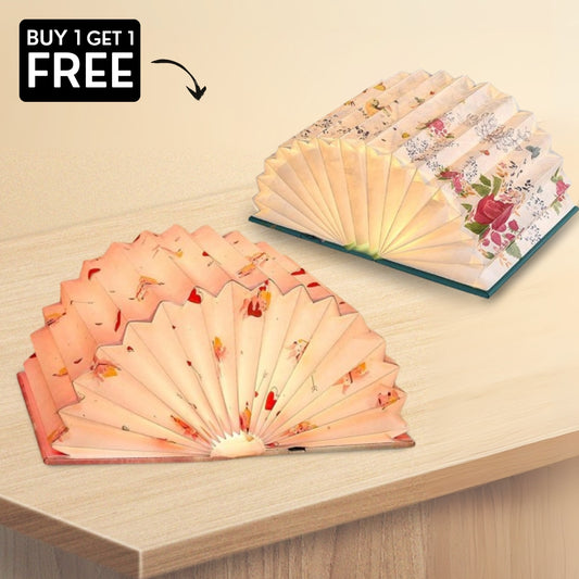 Elegant Wooden Folding Book Lamp™️