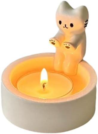 Adorable Kitten Handmade Ceramic Candlestick™️