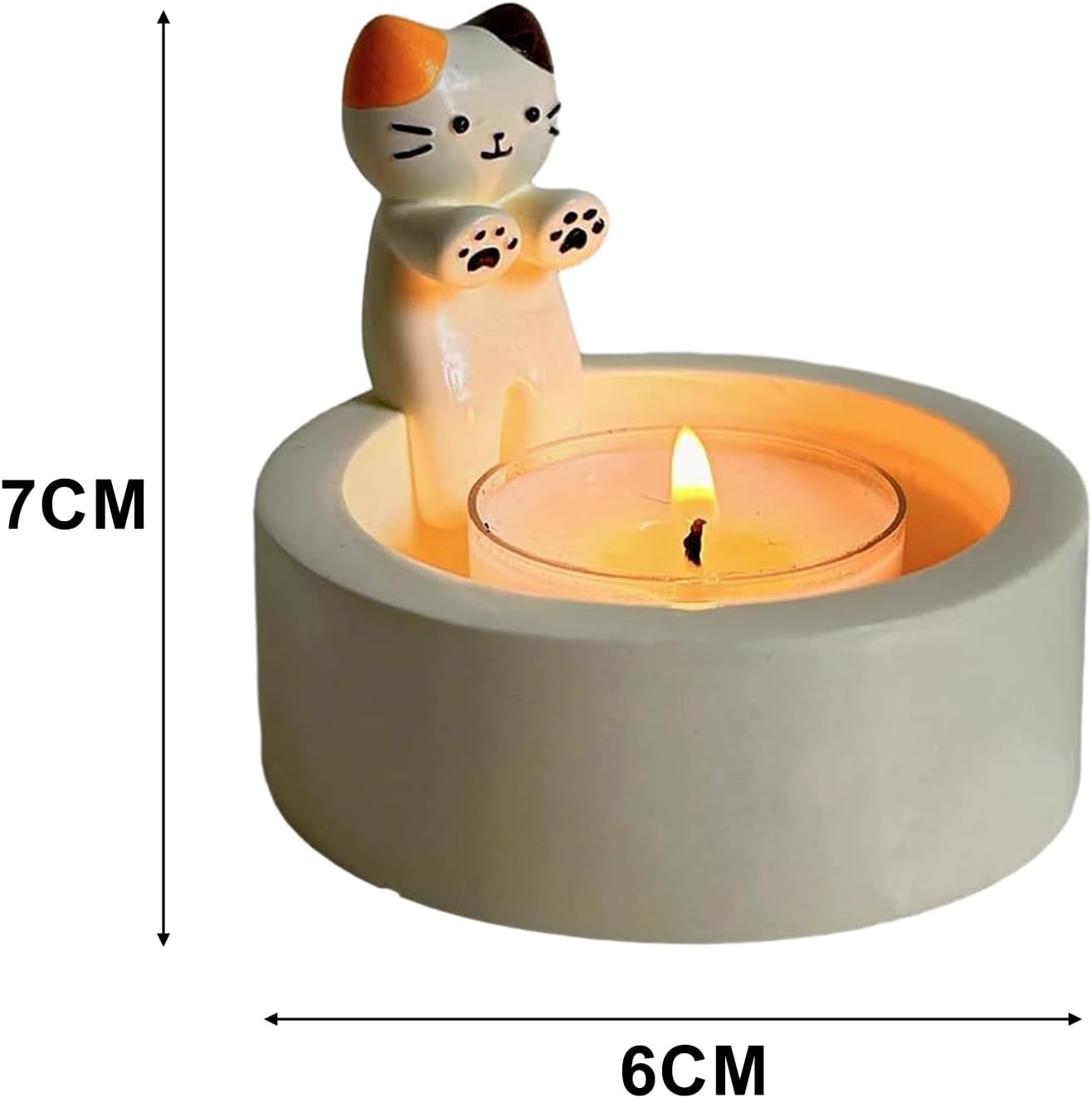 Adorable Kitten Handmade Ceramic Candlestick™️