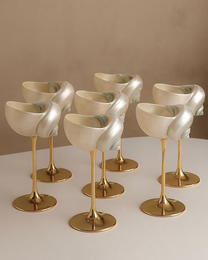 Seashell Enchanté Cup™️ - Set of 2 in Gold