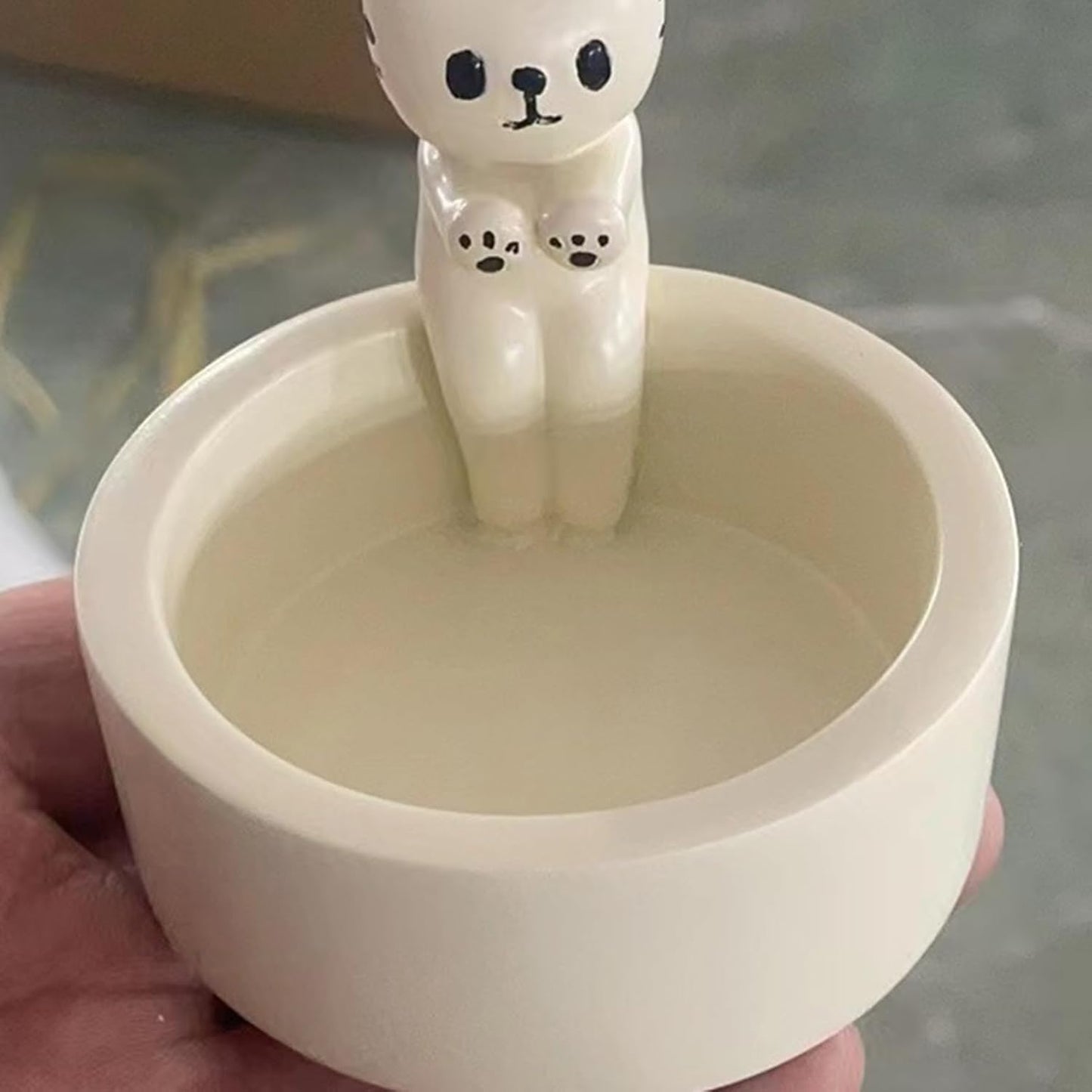 Adorable Kitten Handmade Ceramic Candlestick™️