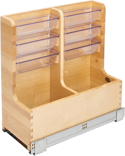 Wood Cabinet Storage Organizer™️