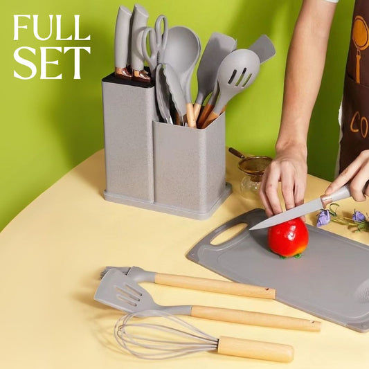 19 Pcs Silicone Kitchen Utensil Set™️