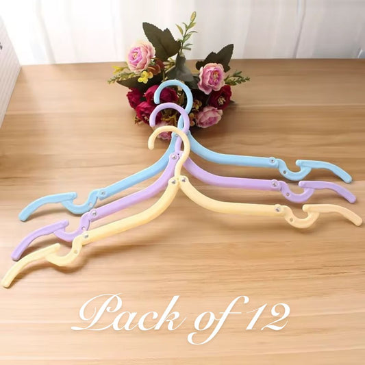 Portable Folding Clothes Hanger™️ - Pack of 12