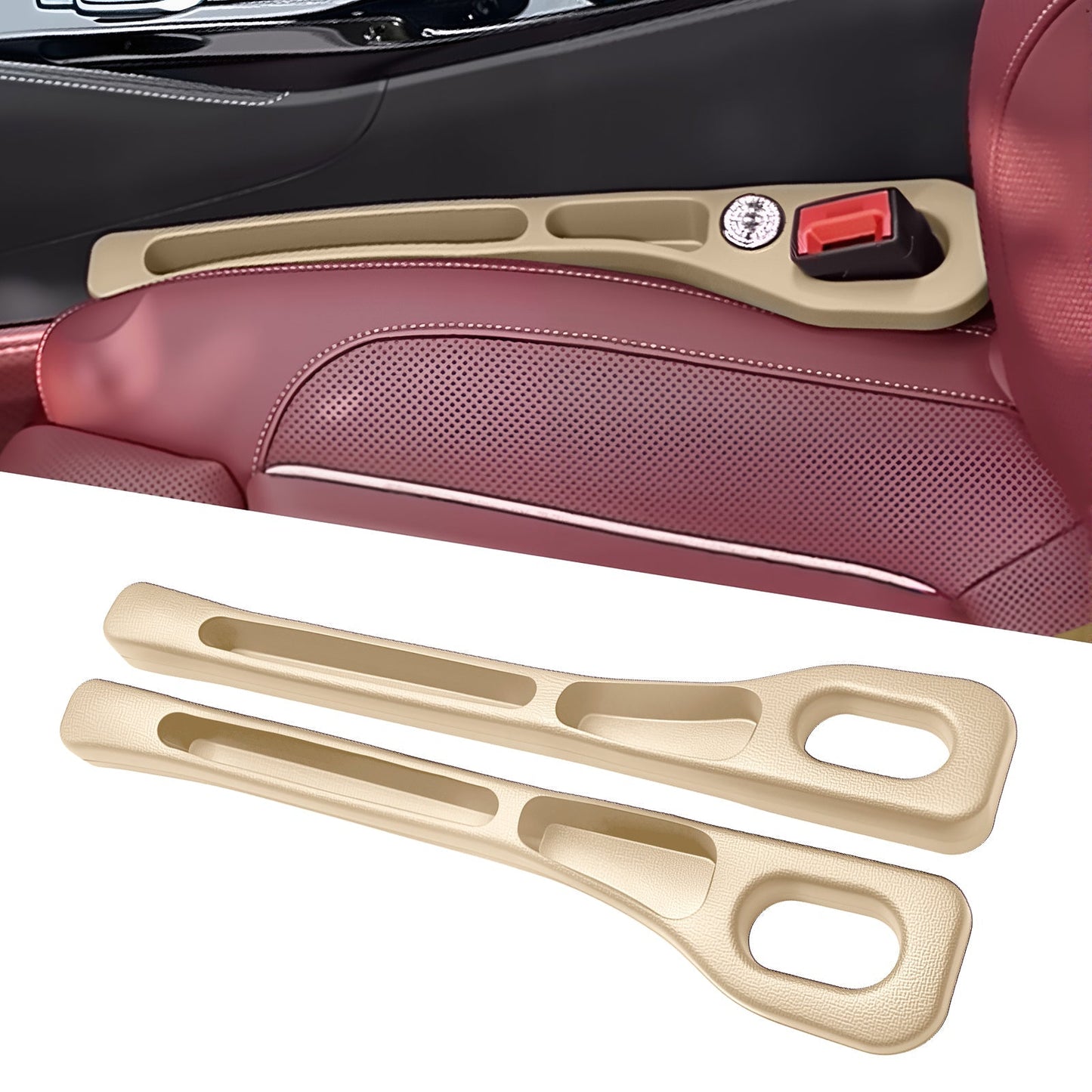 Dual-Slot Car Seat Gap Organizer™️