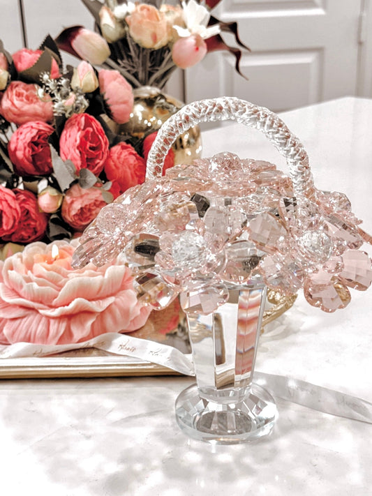 Crystal Blooming Flowers Basket™️- XL