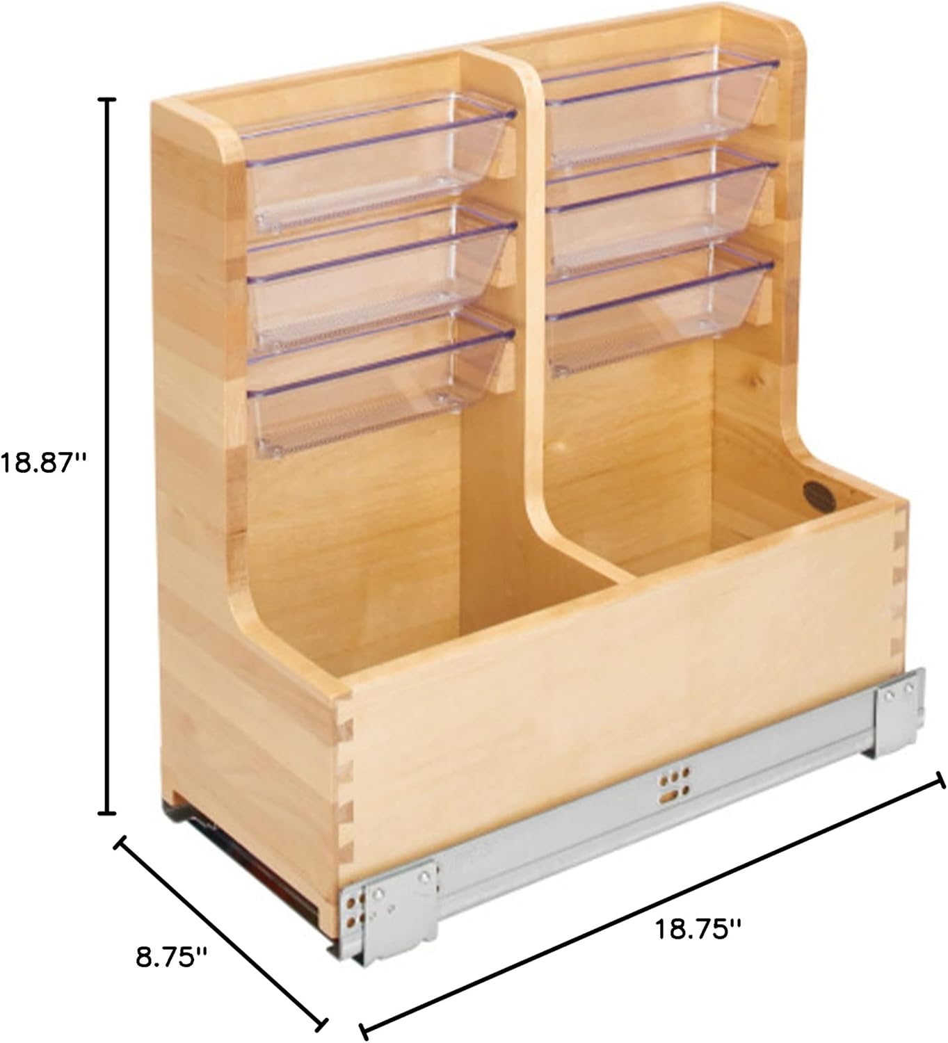 Wood Cabinet Storage Organizer™️