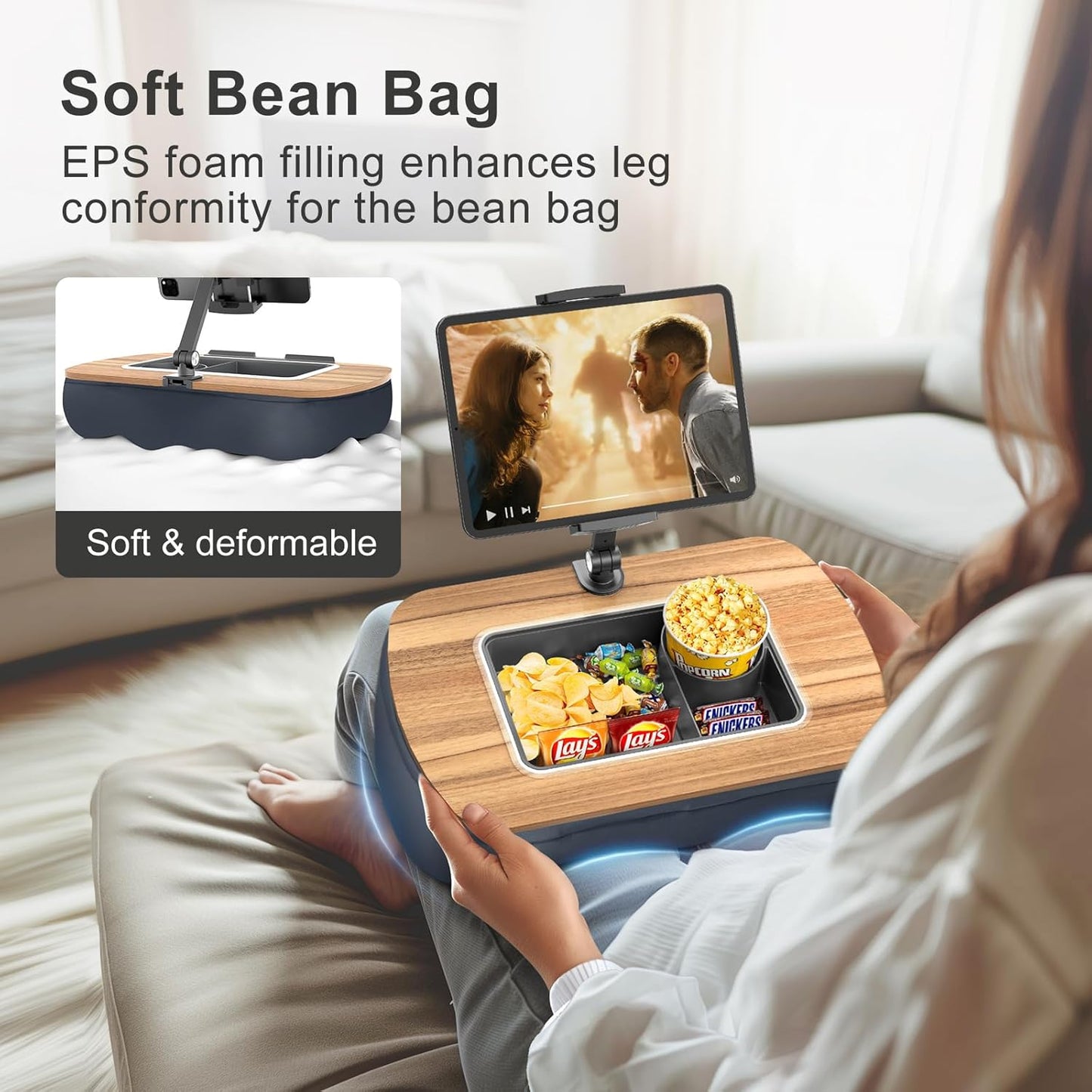 RelaxPro - Lap Beanbag Tablet Pillow Stand™️
