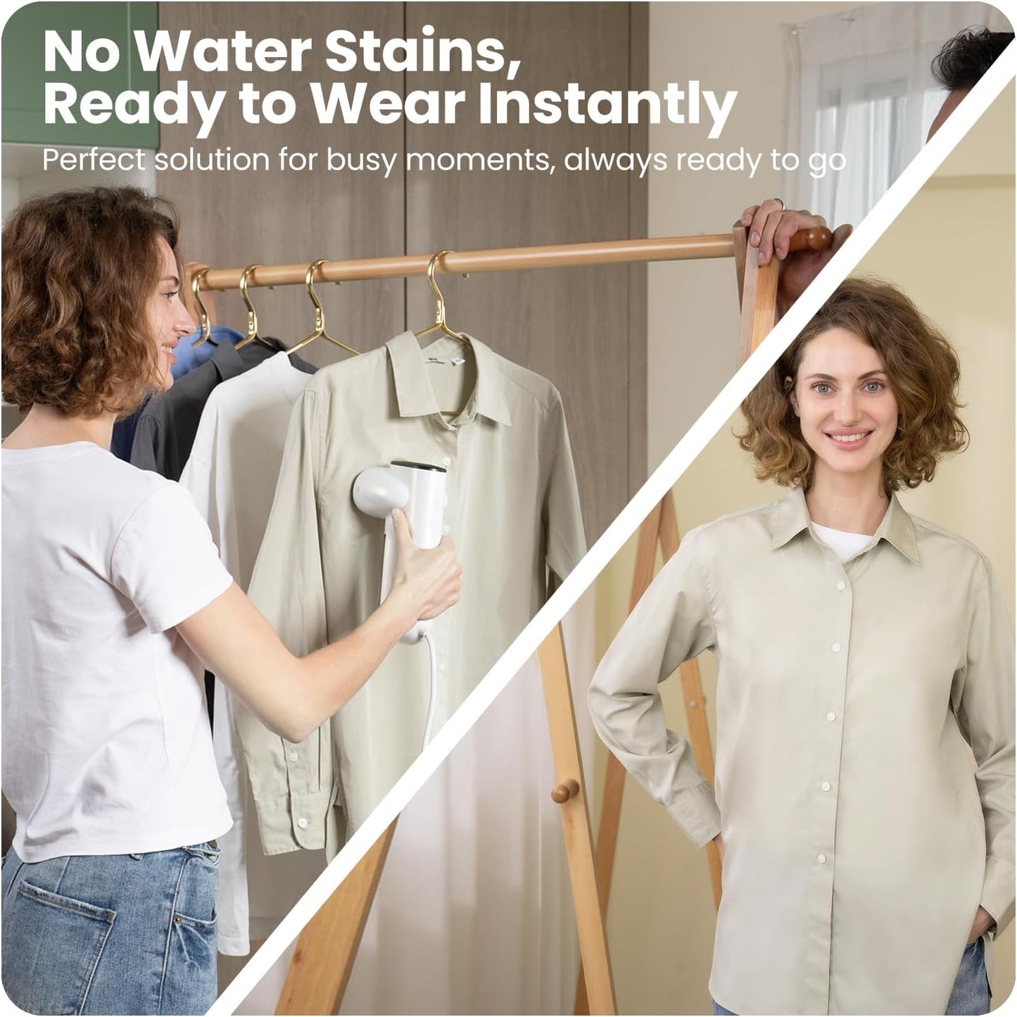 Portable Vaccum Steamer Iron 2 in 1™️