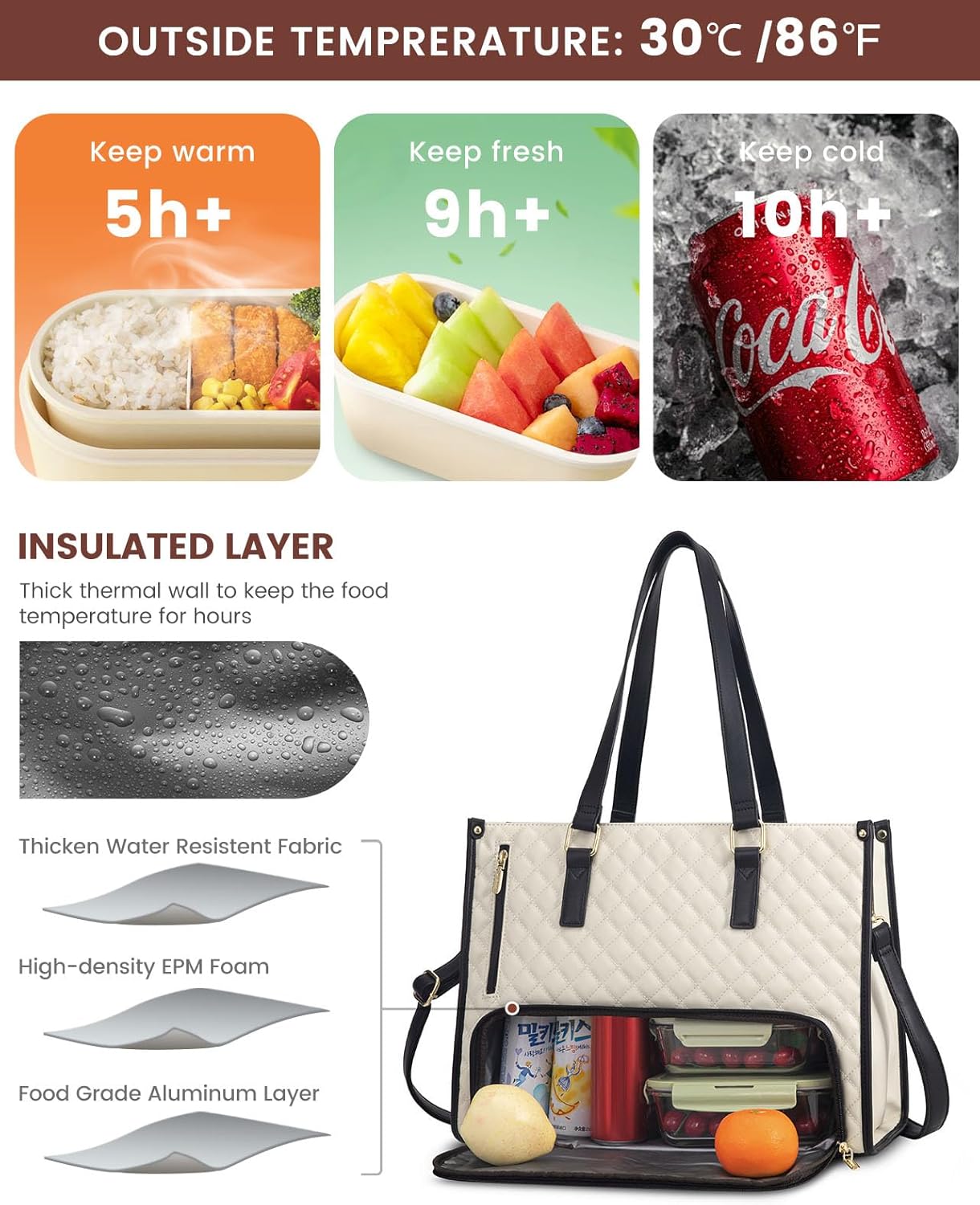 LuxuryIn™️ Lunch Tote Bag For Women
