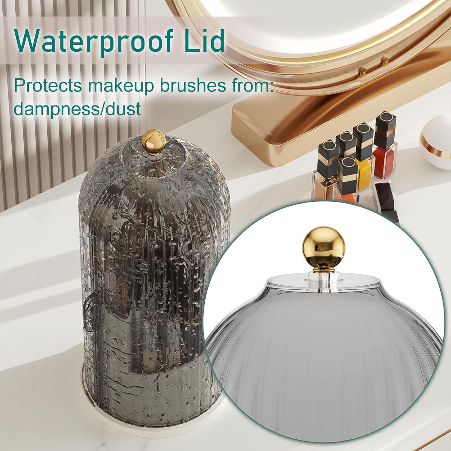 Dustproof Brush Holder & Organizer™️