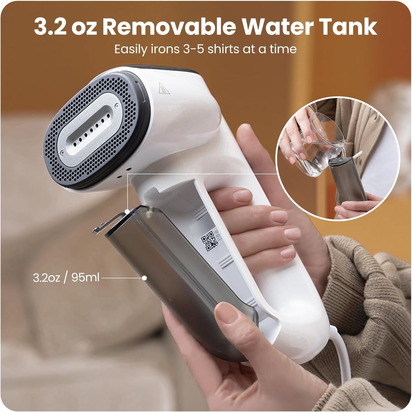 Portable Vaccum Steamer Iron 2 in 1™️