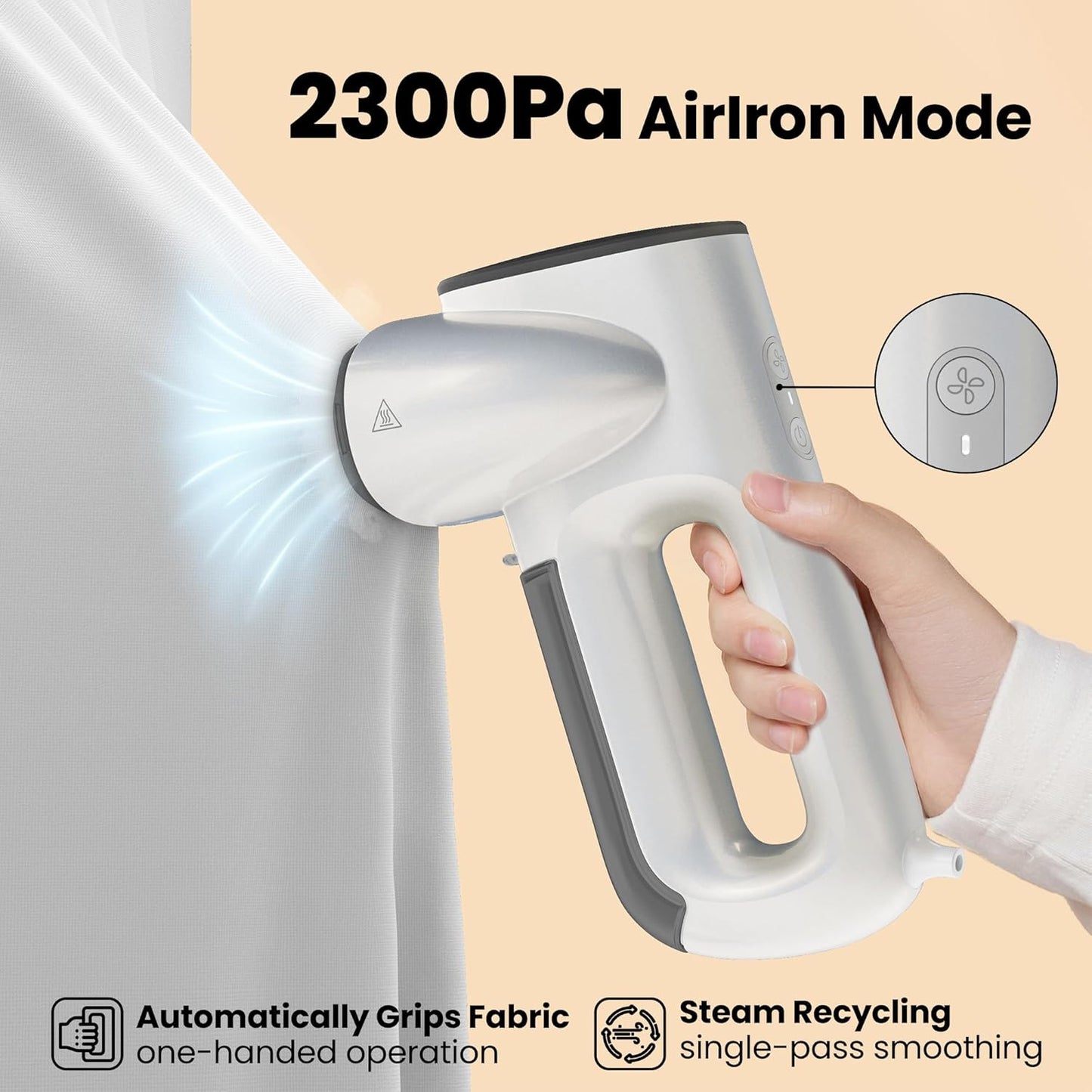 Portable Vaccum Steamer Iron 2 in 1™️