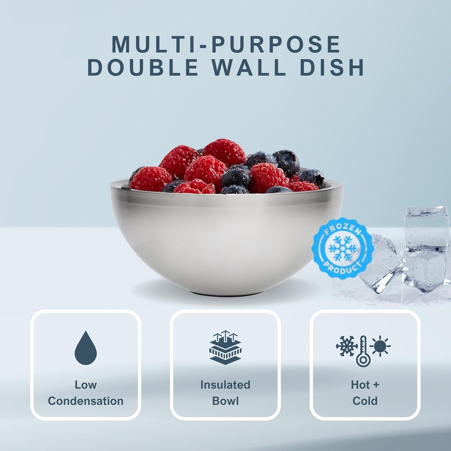 Insulated Hot/Cold Serving Bowl™️ - Pack of 2