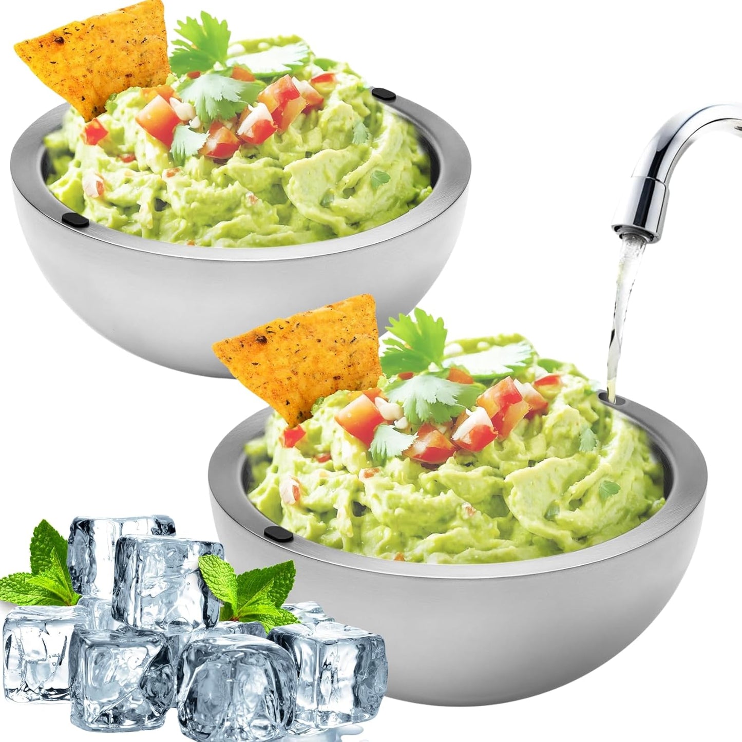 Insulated Hot/Cold Serving Bowl™️ - Pack of 2