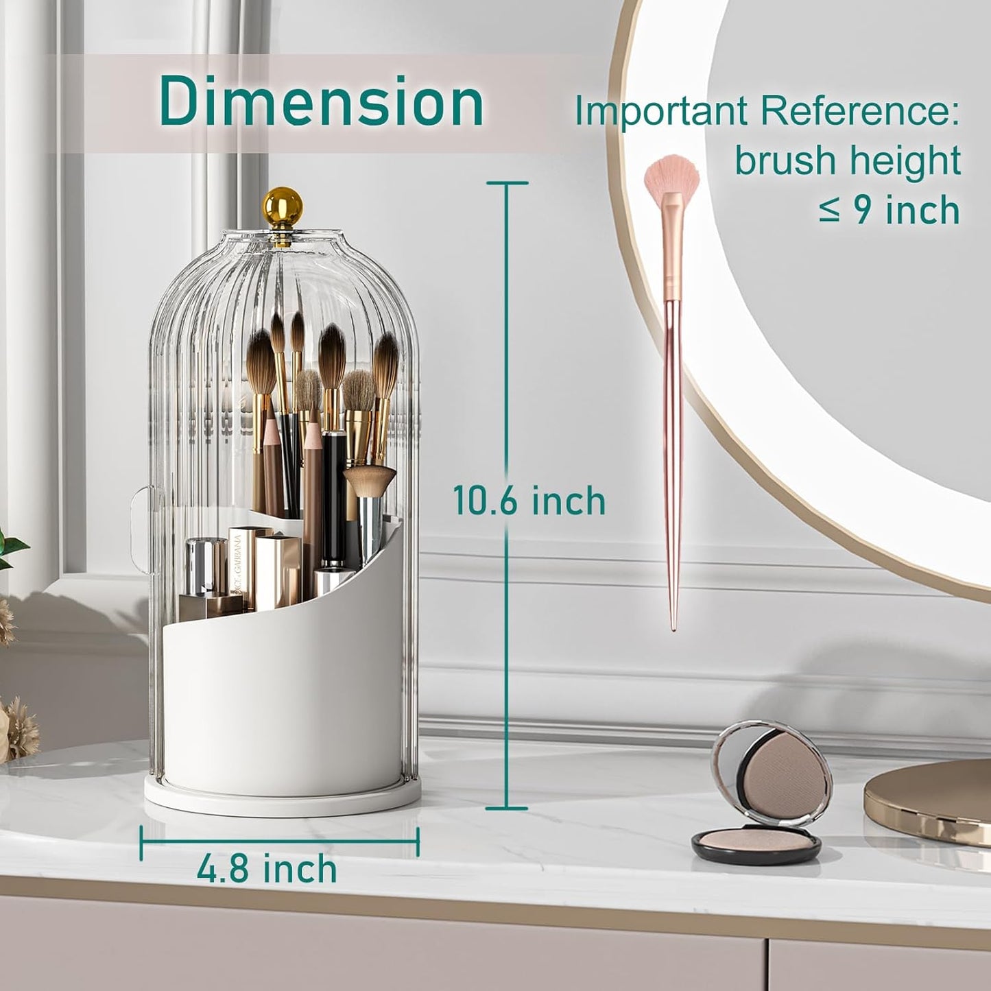 Dustproof Brush Holder & Organizer™️
