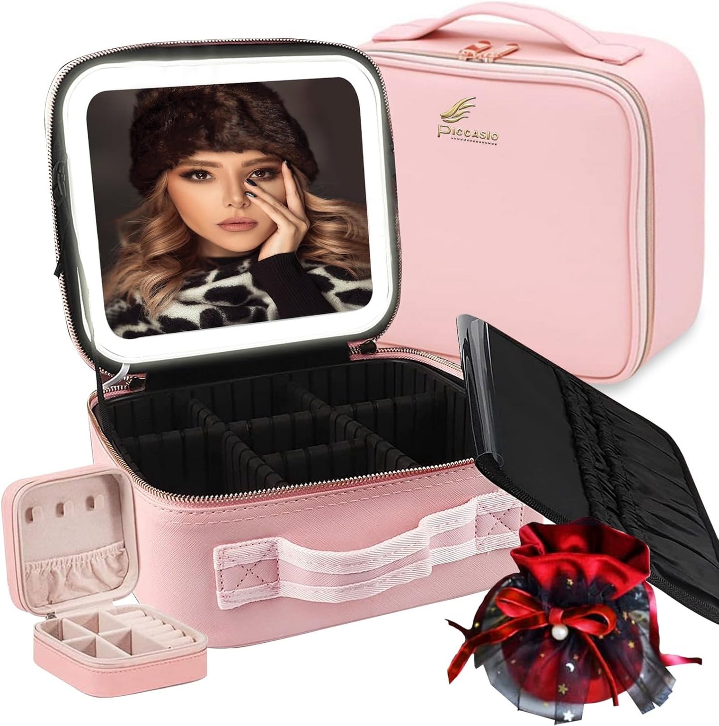 Travel Makeup Bag™️ - With LED Light