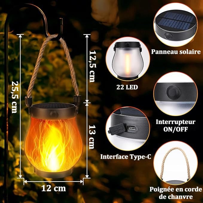 SylvaGlow™ Solar Lantern