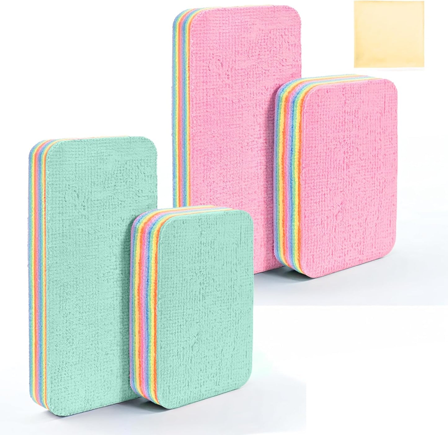 EasyClean 4 Pack 12-Layer Peelable Microfiber Sponge™️
