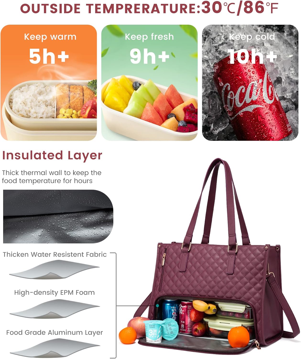 LuxuryIn™️ Lunch Tote Bag For Women