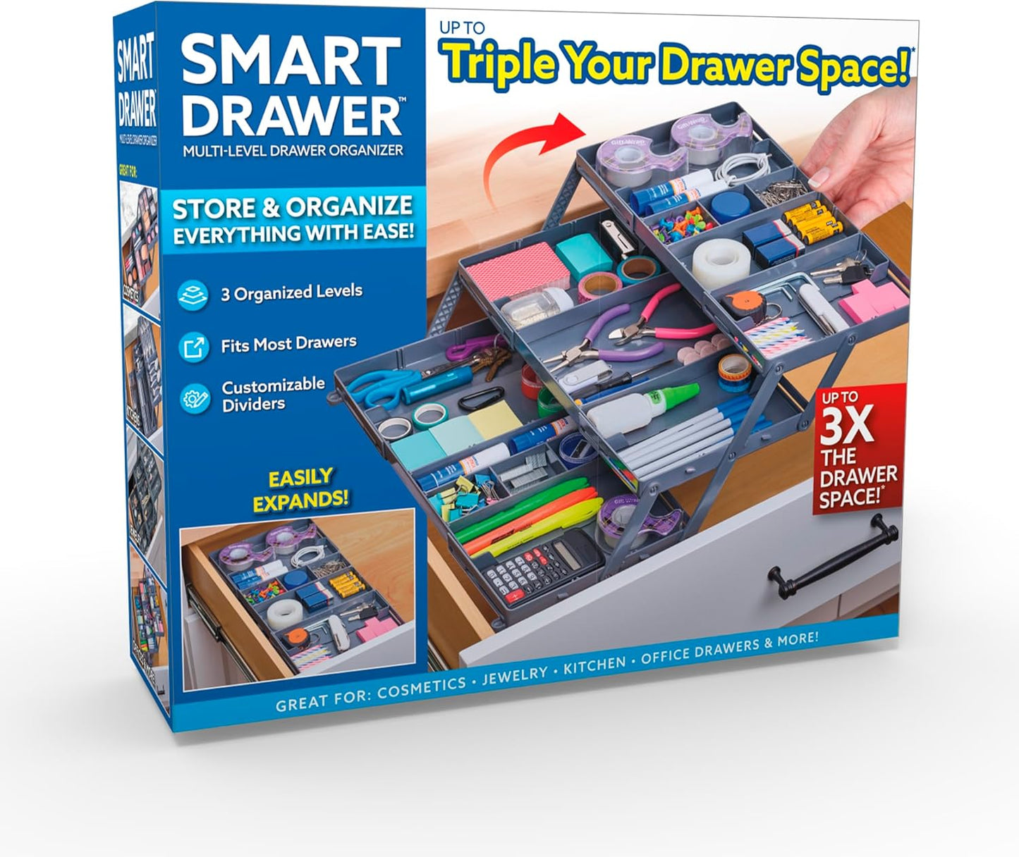 OrganizePro Drawer Organizer™️ - Pack of 2