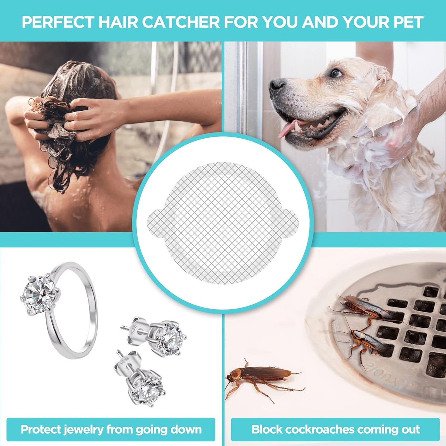 Disposable Drain Hair Catcher™️ - Pack of 100