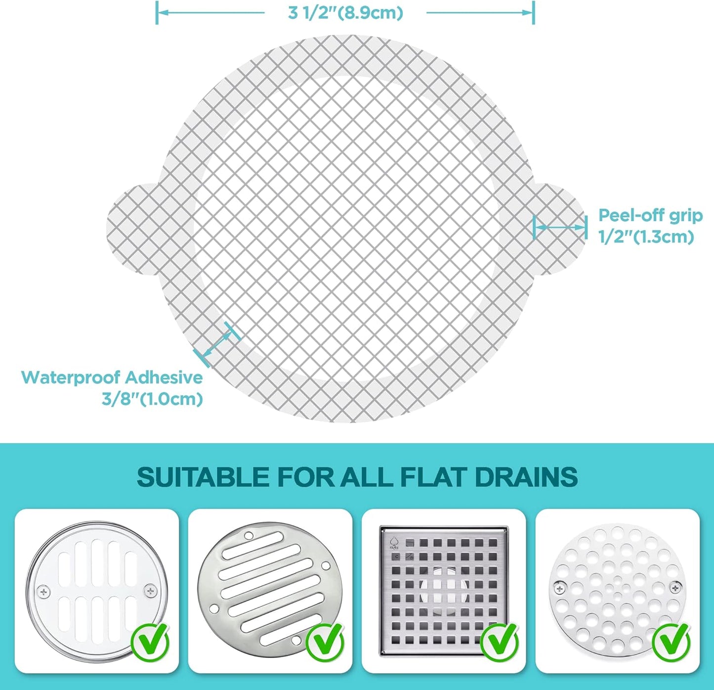 Disposable Drain Hair Catcher™️ - Pack of 100