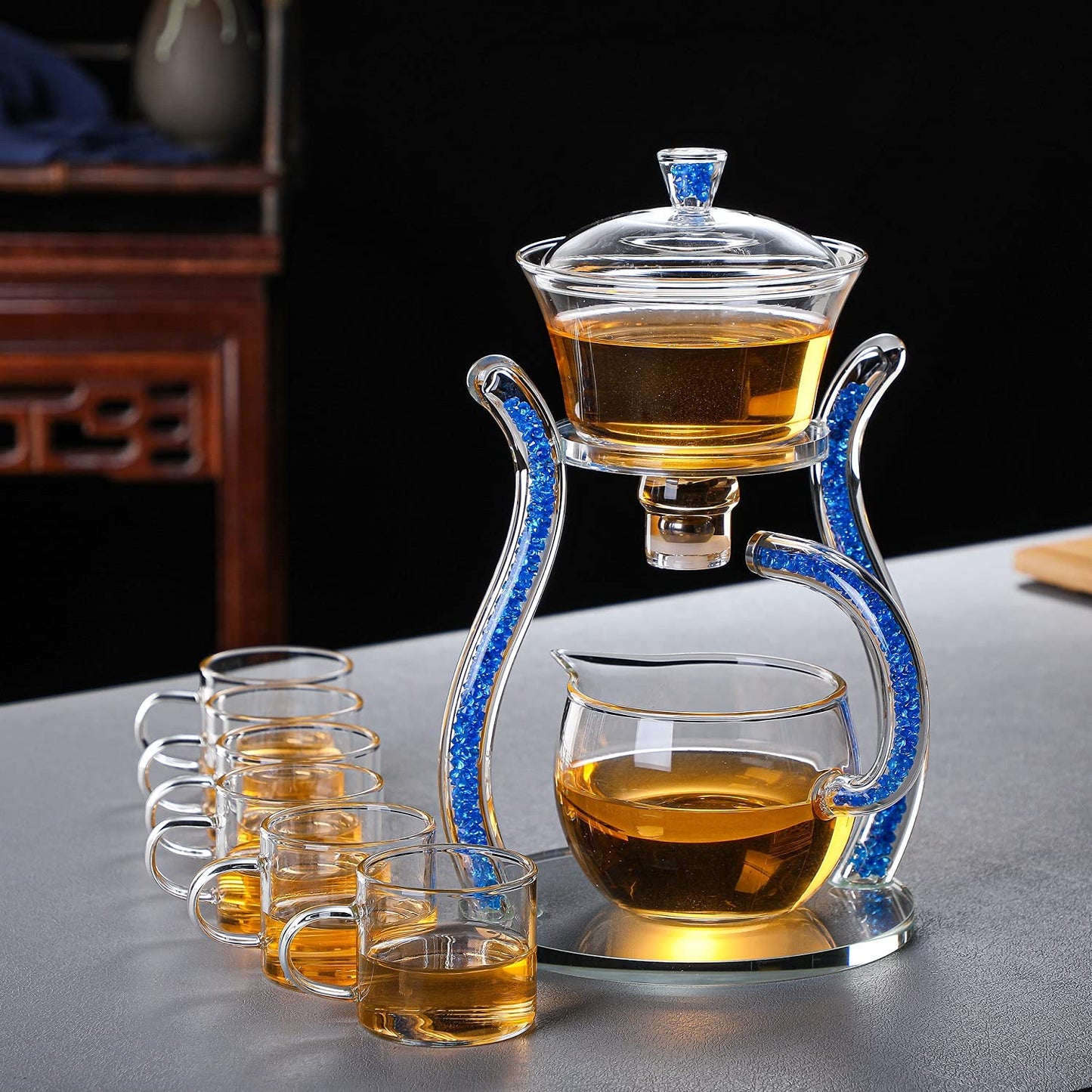 Glass Teapot Set™️ - With Automatic Drip
