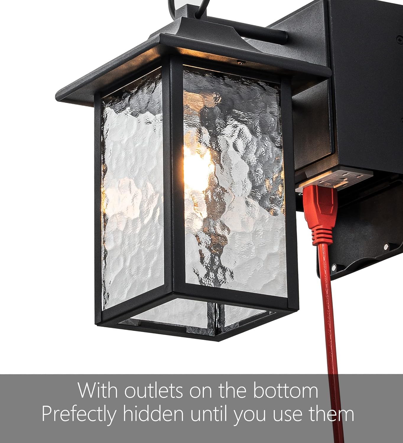 Decorative Outdoor Light With Outlet Plug™️