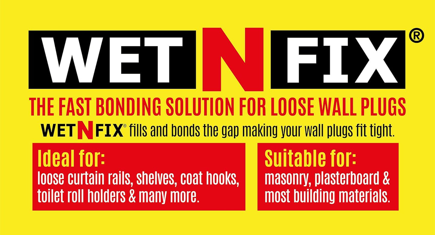 Fix Wall Plugs Fast! No Need to Fill or Redrill - Pack of 50