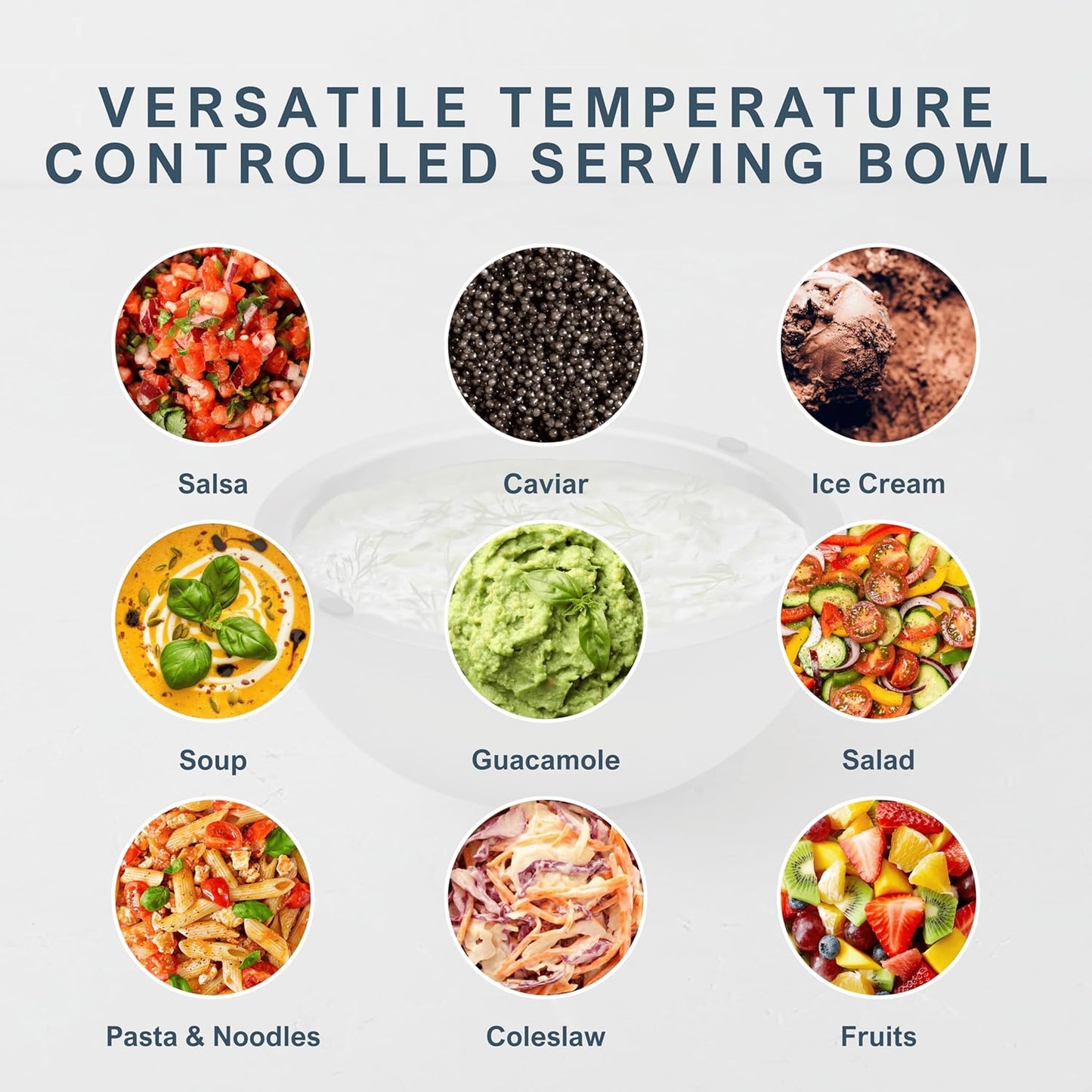 Insulated Hot/Cold Serving Bowl™️ - Pack of 2