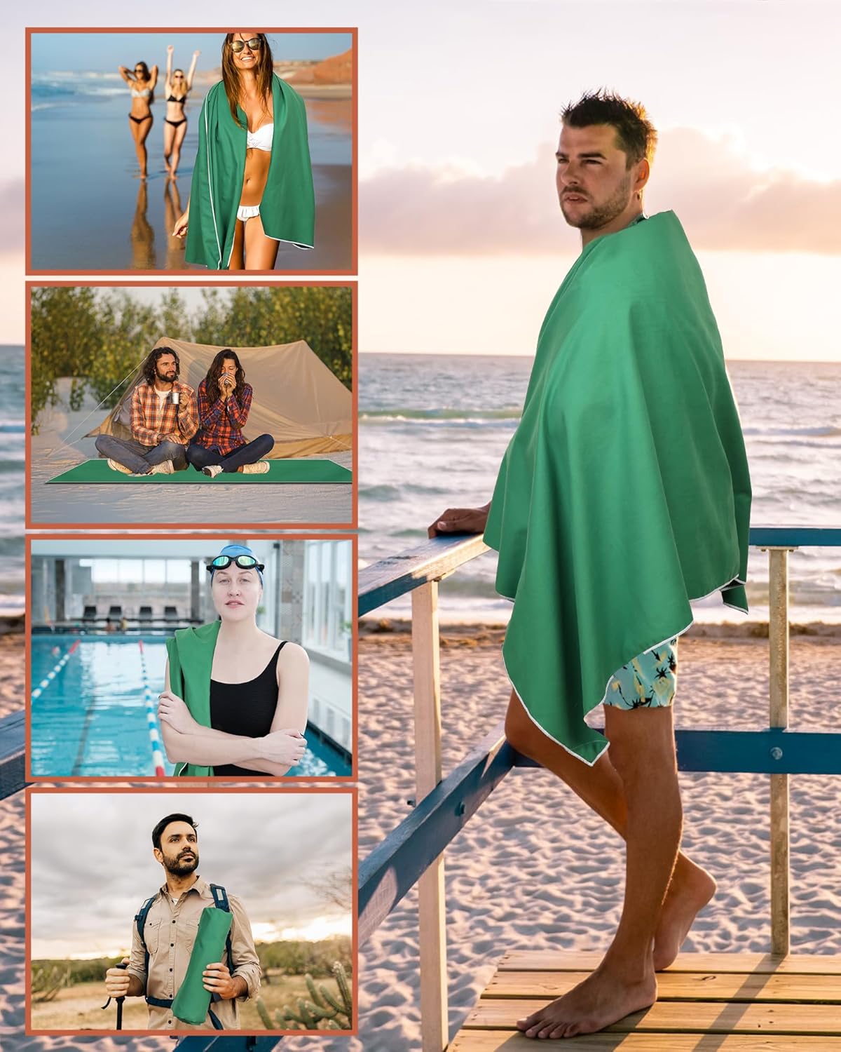 Quick-Dry Magnetic Bath Towel™️