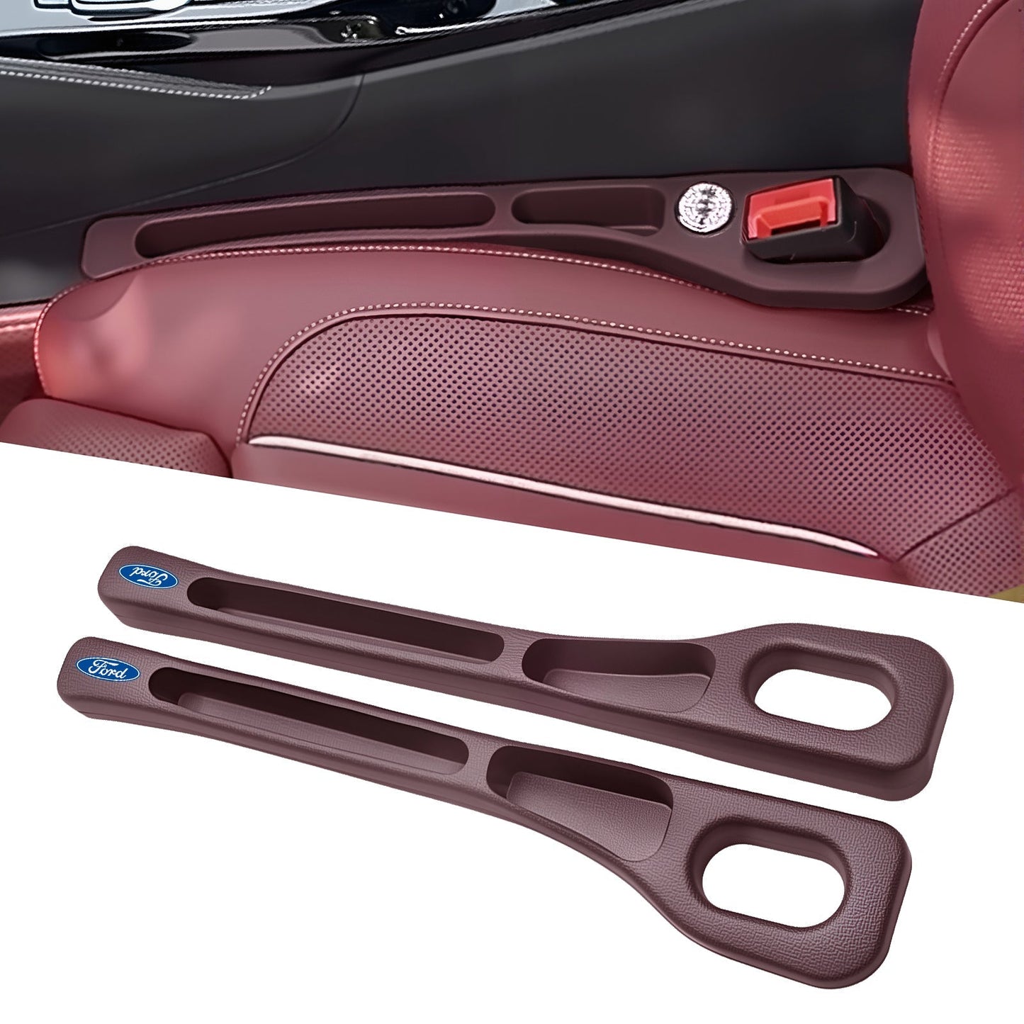 Dual-Slot Car Seat Gap Organizer™️