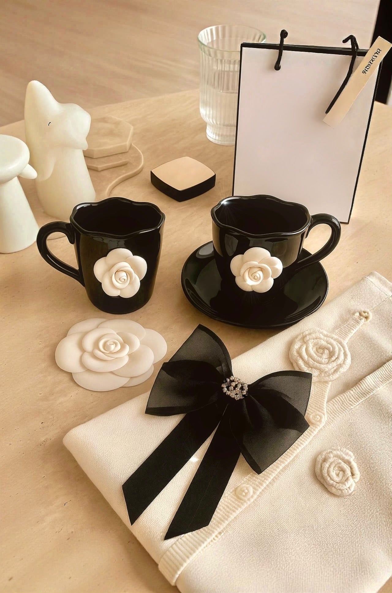 Camellia™️ Ceramic Tea/Coffee Cup - Set of 2