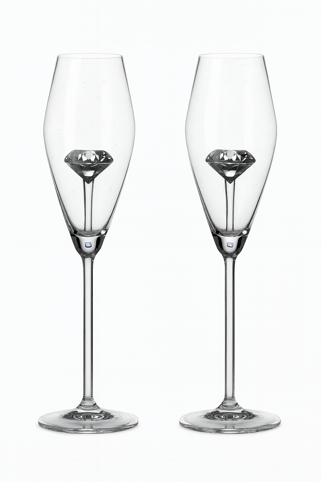 ‘100-Carat’™️ Diamond Champagne Flute - Set of 2