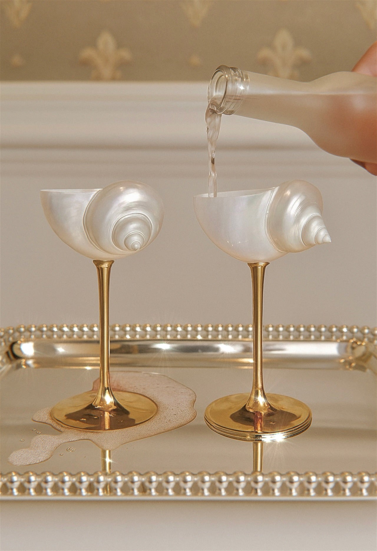 Seashell Enchanté Cup™️ - Set of 2 in Gold