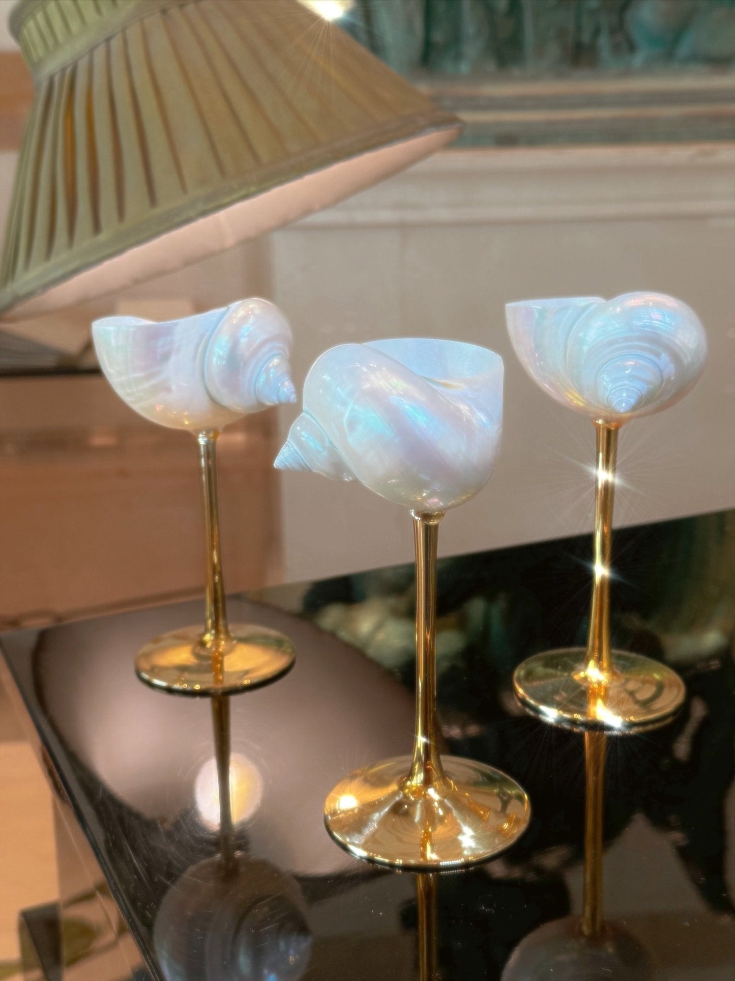 Seashell Enchanté Cup™️ - Set of 2 in Gold