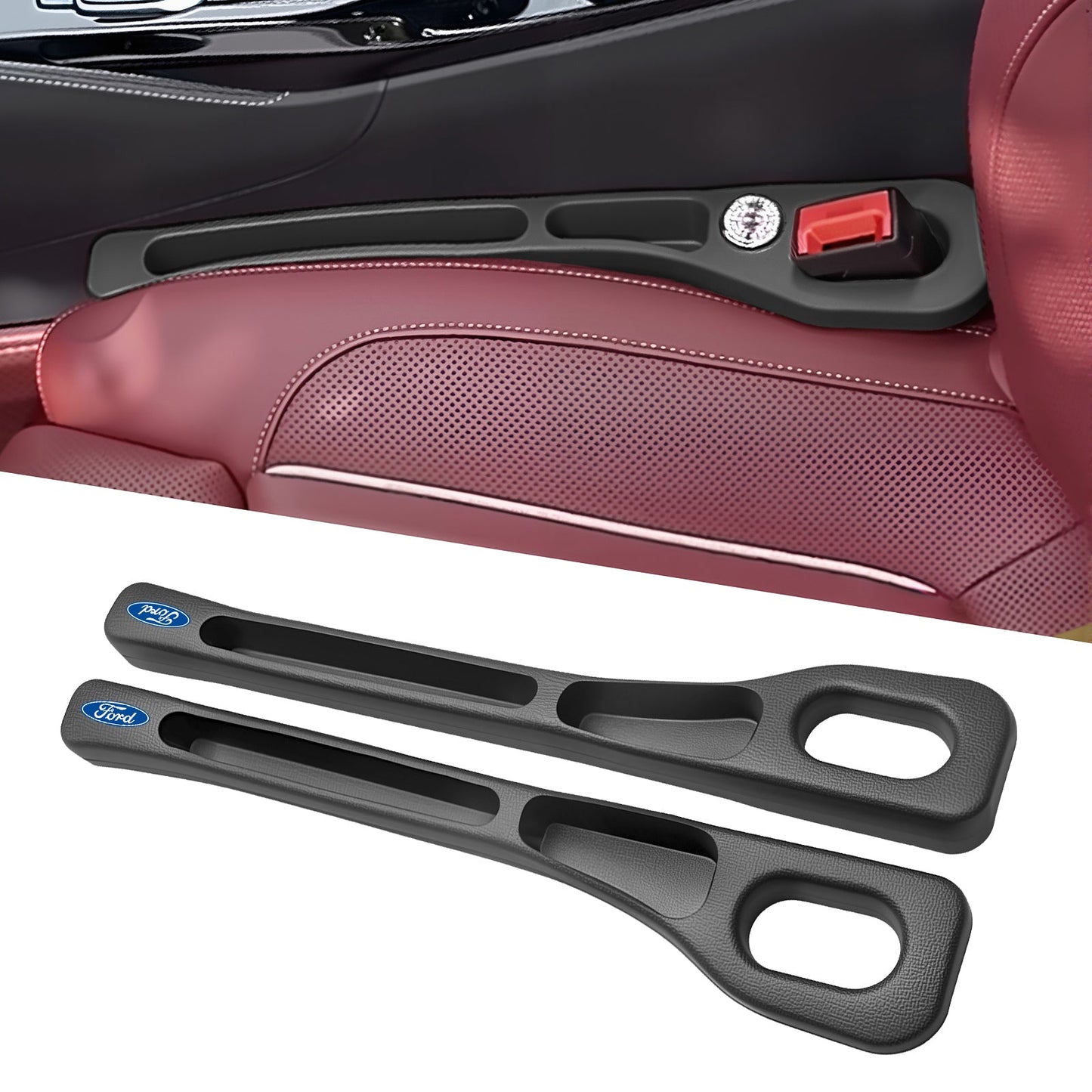 Dual-Slot Car Seat Gap Organizer™️