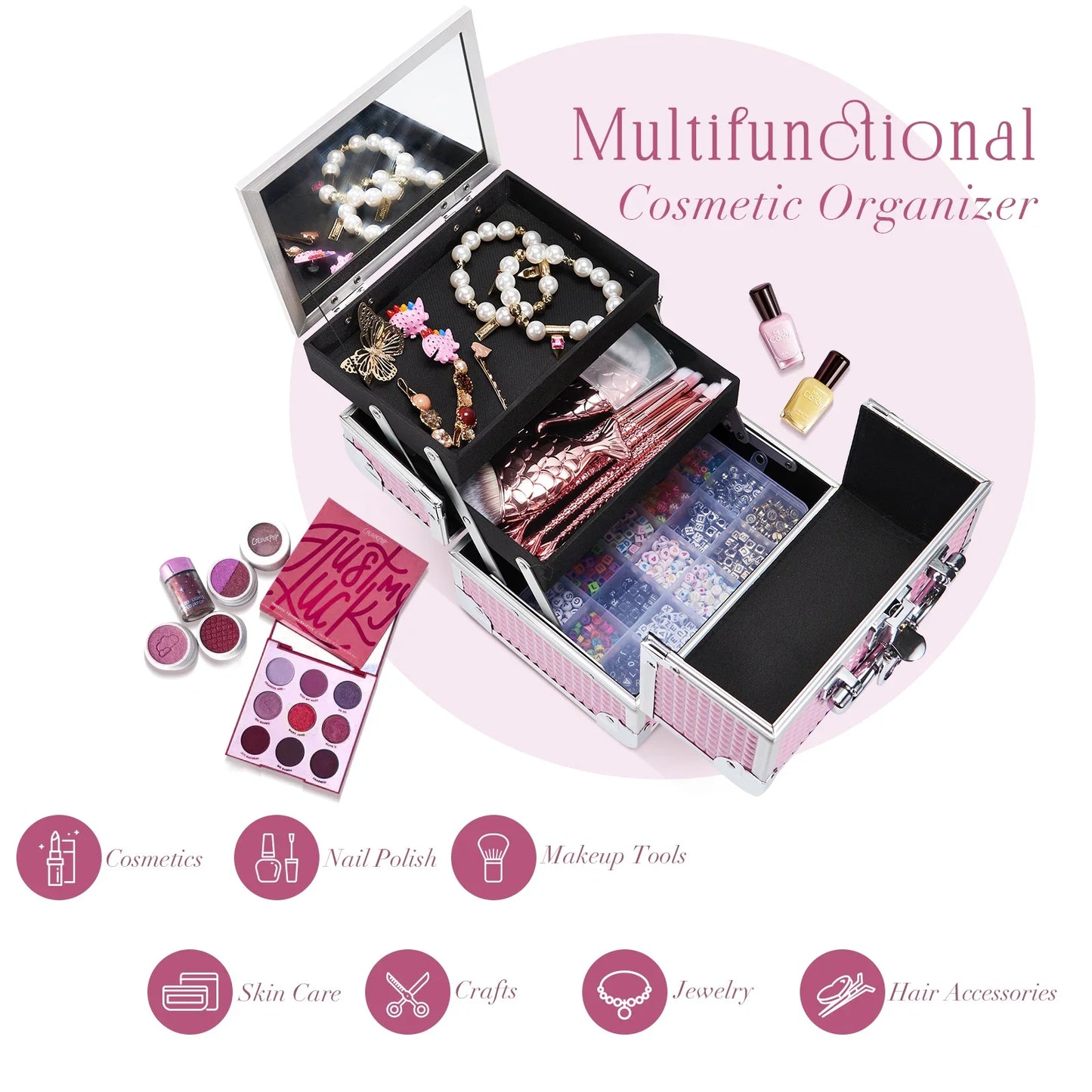 Aluminum Portable Makeup Case™️