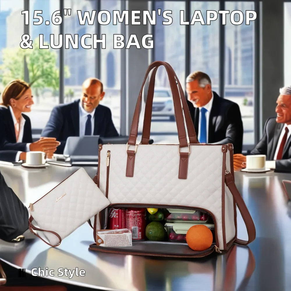 Leather Lunch Tote Bag™️