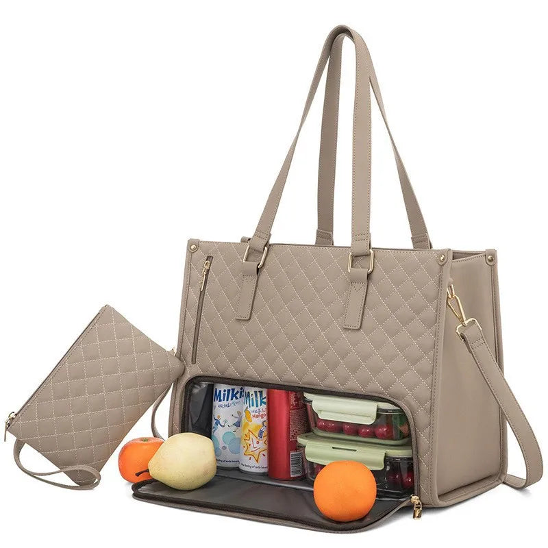 Leather Lunch Tote Bag™️