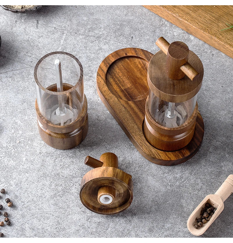 Premium Wooden Pepper Grinder™️