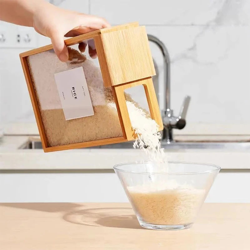 Premium Bamboo Food Organizer™️