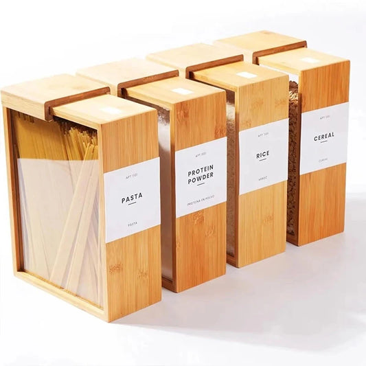 Premium Bamboo Food Organizer™️