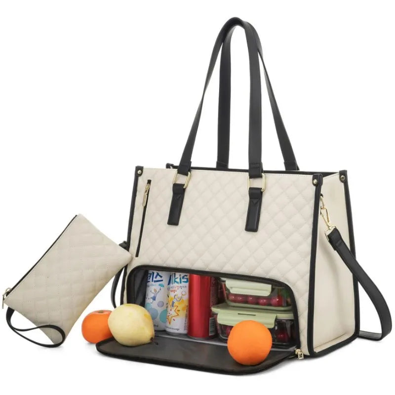 Leather Lunch Tote Bag™️
