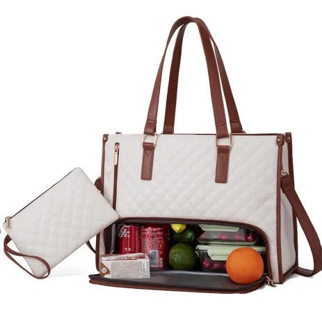 Leather Lunch Tote Bag™️