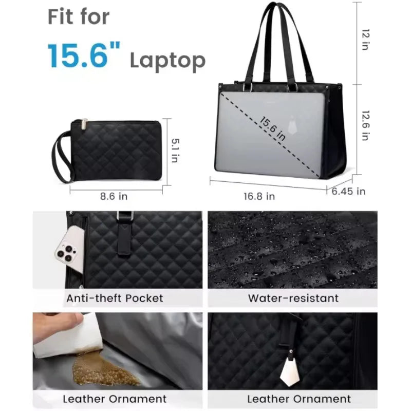 Leather Lunch Tote Bag™️