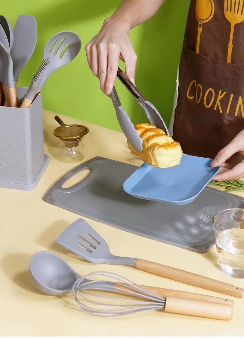 19 Pcs Silicone Kitchen Utensil Set™️