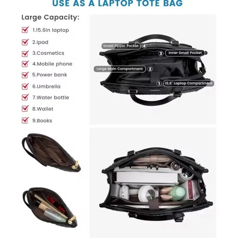 Leather Lunch Tote Bag™️