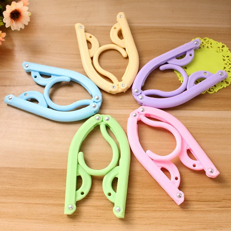 Portable Folding Clothes Hanger™️ - Pack of 12